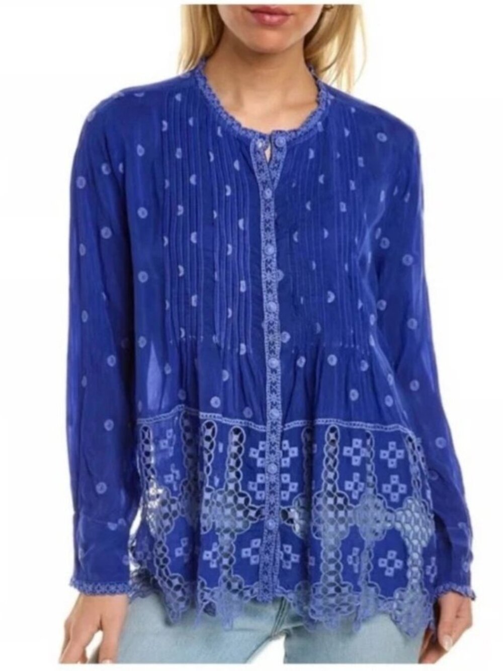 Johnny Was Baez Phaedre Blouse - Picture 2 of 8